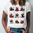 Cat Reading Books Lover Christmas Cat Lover Xmas Unisex Jersey T-Shirt Cat Reading Books Lover Christmas Cat Lover Xmas Unisex Jersey T-Shirt