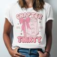 Chapter Thirty Est 1995 Cute 30th Birthday Book Bow Coquette Unisex Jersey T-Shirt