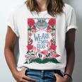 Cheshire Cat Alice In Wonderland Vintage Book Premium Unisex Jersey T-Shirt Cheshire Cat Alice In Wonderland Vintage Book Premium Unisex Jersey T-Shirt