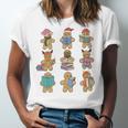 Christmas Library Gingerbread Man Books Lover Bookworm Unisex Jersey T-Shirt Christmas Library Gingerbread Man Books Lover Bookworm Unisex Jersey T-Shirt