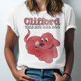 Clifford The Big Red Dog Clifford And Emily Book Cover Unisex Jersey T-Shirt