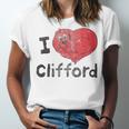 Clifford The Big Red Dog I Heart Clifford Childrens Books Unisex Jersey T-Shirt Clifford The Big Red Dog I Heart Clifford Childrens Books Unisex Jersey T-Shirt