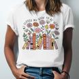 I Closed My Book To Be Here Floral Bookworm Reading Unisex Jersey T-Shirt I Closed My Book To Be Here Floral Bookworm Reading Unisex Jersey T-Shirt