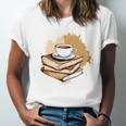Coffee And Books Adult Books Lover Reading Unisex Jersey T-Shirt Coffee And Books Adult Books Lover Reading Unisex Jersey T-Shirt