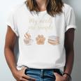 Coffee Paw Print Book Lover Reading Simple Life Bookworm Premium Tri-Blend Unisex Jersey T-Shirt