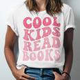 Cool Kids Read Books Library Book Reader Book Nerd Unisex Jersey T-Shirt