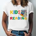 All The-Cool Kids Are Reading Teacher Book Lover Librarian Premium Unisex Jersey T-Shirt