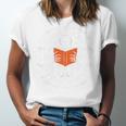 Cool Read Books Be Kind Stay Weird Skeleton Reading Unisex Jersey T-Shirt