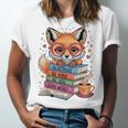Cute Fox Read More Be Kind Stay Weird Reader Geek Book Lover Unisex Jersey T-Shirt Cute Fox Read More Be Kind Stay Weird Reader Geek Book Lover Unisex Jersey T-Shirt