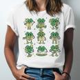 Cute Shamrock Reading Books St Patrick's Day Teacher Reading Unisex Jersey T-Shirt Cute Shamrock Reading Books St Patrick's Day Teacher Reading Unisex Jersey T-Shirt