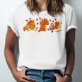 Cute Turkey Reading Book Librarian Bookworm Thanksgiving Men Unisex Jersey T-Shirt