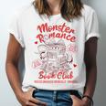 Dark Romance Reader Reading Monster Romance Book Club Unisex Jersey T-Shirt Dark Romance Reader Reading Monster Romance Book Club Unisex Jersey T-Shirt