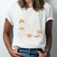 Dead Set On Reading Skeleton Halloween Book Lover Unisex Jersey T-Shirt