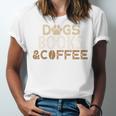 Dogs Books & Coffee Unisex Jersey T-Shirt