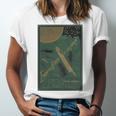 From The Earth To The Moon Book Cover 1874 Premium Unisex Jersey T-Shirt From The Earth To The Moon Book Cover 1874 Premium Unisex Jersey T-Shirt