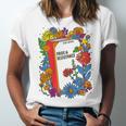 Equal Rights Book Flower Resist Feminist LGBTQ Floral Unisex Jersey T-Shirt