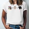 Everything a Girl Needs Books Coffee Jesus Unisex Jersey T-Shirt