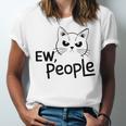 Ew People Introverts Stay Home Socially Awkward Unisex Jersey T-Shirt