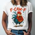 F-Caw-F Rooster F Awk F Chicken Coffee Romance Books Lover Unisex Jersey T-Shirt F-Caw-F Rooster F Awk F Chicken Coffee Romance Books Lover Unisex Jersey T-Shirt