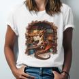 Fantasy Dragon Reading Book Lover Unisex Jersey T-Shirt Fantasy Dragon Reading Book Lover Unisex Jersey T-Shirt