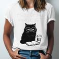 First Of All I’m A Delight Cute Cat Books Coffee Humor Unisex Jersey T-Shirt First Of All I’m A Delight Cute Cat Books Coffee Humor Unisex Jersey T-Shirt