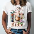 Girl Read Your Bible Christian Faith Jesus Book Unisex Jersey T-Shirt Girl Read Your Bible Christian Faith Jesus Book Unisex Jersey T-Shirt