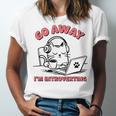 Go Away I´m Introverting Stay Home Socially Awkward Unisex Jersey T-Shirt Go Away I´m Introverting Stay Home Socially Awkward Unisex Jersey T-Shirt