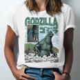 Godzilla Ocean Scene Comic Book Illustration Movie Monster Unisex Jersey T-Shirt