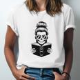 Good Girls Read Bad Books Skeleton Unisex Jersey T-Shirt