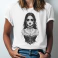 Gothic Goth Girl Woman Movie Book Art Unisex Jersey T-Shirt Gothic Goth Girl Woman Movie Book Art Unisex Jersey T-Shirt