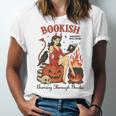 Halloween Bookish Witchy Book Club Hot Girls Read Unisex Jersey T-Shirt Halloween Bookish Witchy Book Club Hot Girls Read Unisex Jersey T-Shirt