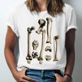 Hip And Leg Bones Book Print Vintage Human Bones Unisex Jersey T-Shirt Hip And Leg Bones Book Print Vintage Human Bones Unisex Jersey T-Shirt