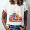 I'm Fine Reading Books Reader Book Lover Librarian Unisex Jersey T-Shirt