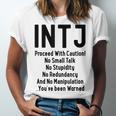 INTJ Rules Architect Personality Type Introvert Unisex Jersey T-Shirt