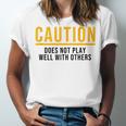 Introverted Does Not Play Well Competitive Athletic Unisex Jersey T-Shirt Introverted Does Not Play Well Competitive Athletic Unisex Jersey T-Shirt