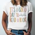 It’s a Good Day To Read a Book Lovers Library Reading Women Unisex Jersey T-Shirt