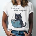 Just One More Chapter Bookworm Cat Book Lover Unisex Jersey T-Shirt Just One More Chapter Bookworm Cat Book Lover Unisex Jersey T-Shirt