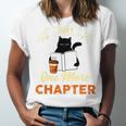 Just One More Chapter Fun Cat Coffee Reading Book Premium Tri-Blend Unisex Jersey T-Shirt Just One More Chapter Fun Cat Coffee Reading Book Premium Tri-Blend Unisex Jersey T-Shirt