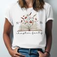 Life Chapter Forty 1986 Floral Book 40th Birthday Unisex Jersey T-Shirt
