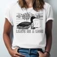 Loon Bird Pun Leave Me A Loon Nature For Introverts Unisex Jersey T-Shirt Loon Bird Pun Leave Me A Loon Nature For Introverts Unisex Jersey T-Shirt