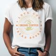Love God Drink Coffee Read Books Lovers Vintage Unisex Jersey T-Shirt Love God Drink Coffee Read Books Lovers Vintage Unisex Jersey T-Shirt