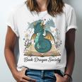 Magical Book Dragon Fantasy Reading Enthusiast Art Unisex Jersey T-Shirt