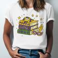 Mardi Gras Book Lover Reading Reader Men Women Kids Unisex Jersey T-Shirt