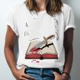 Murder Mystery And a Cup Of Tea Book Humor Unisex Jersey T-Shirt