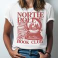 North Pole Book Club Christmas Unisex Jersey T-Shirt North Pole Book Club Christmas Unisex Jersey T-Shirt