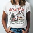 North Pole Book Club Book Lover Bookish Bookworm Christmas Unisex Jersey T-Shirt