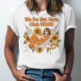 We Do Not Care Club WDNC Reading Book Boho Floral Unisex Jersey T-Shirt