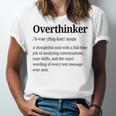 Overthinker Definition Anxiety Introvert Personality Premium Tri-Blend Unisex Jersey T-Shirt Overthinker Definition Anxiety Introvert Personality Premium Tri-Blend Unisex Jersey T-Shirt