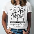 Plot Twist I'm Going To Be A Big Brothers Literary Book Boys Unisex Jersey T-Shirt Plot Twist I'm Going To Be A Big Brothers Literary Book Boys Unisex Jersey T-Shirt