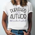 Published Author Est 2024 Ask Me About My Book Authors Books Unisex Jersey T-Shirt